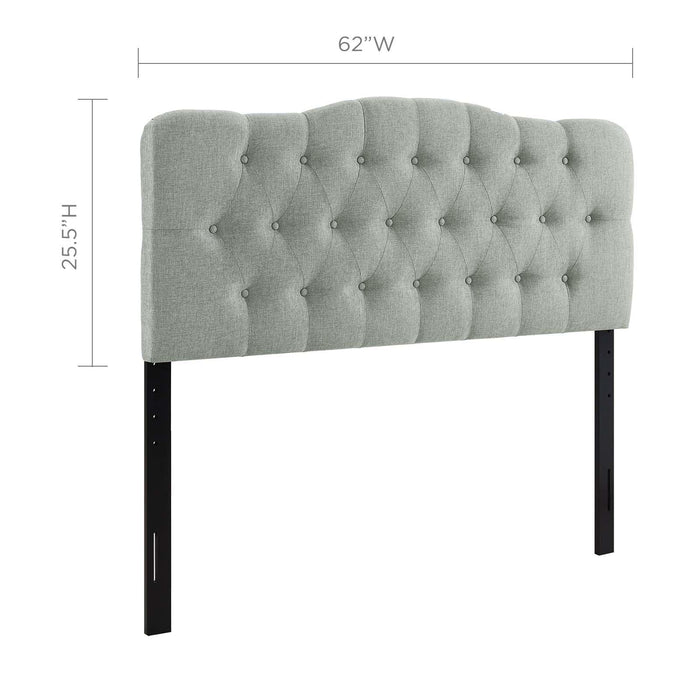 Annabel Queen Upholstered Fabric Headboard