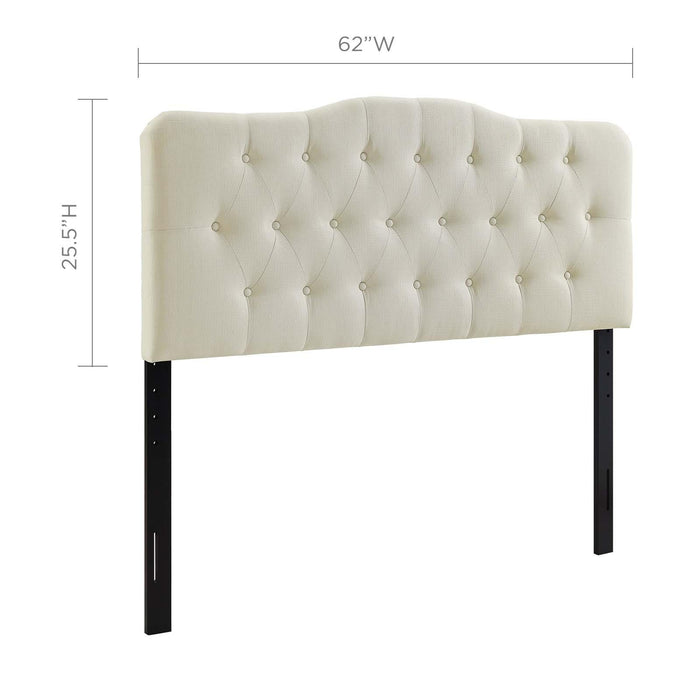 Annabel Queen Upholstered Fabric Headboard