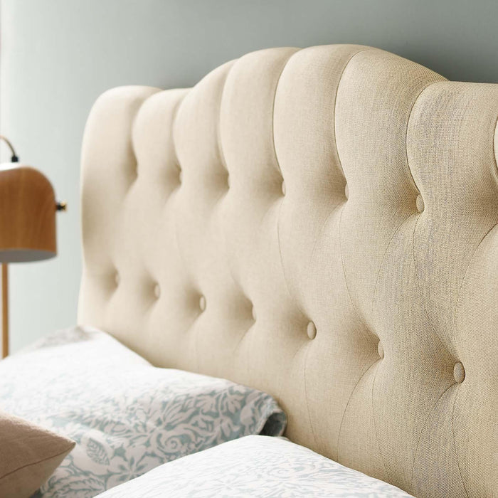 Annabel Full Upholstered Fabric Headboard