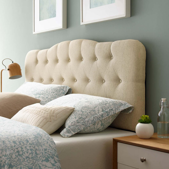 Annabel Full Upholstered Fabric Headboard