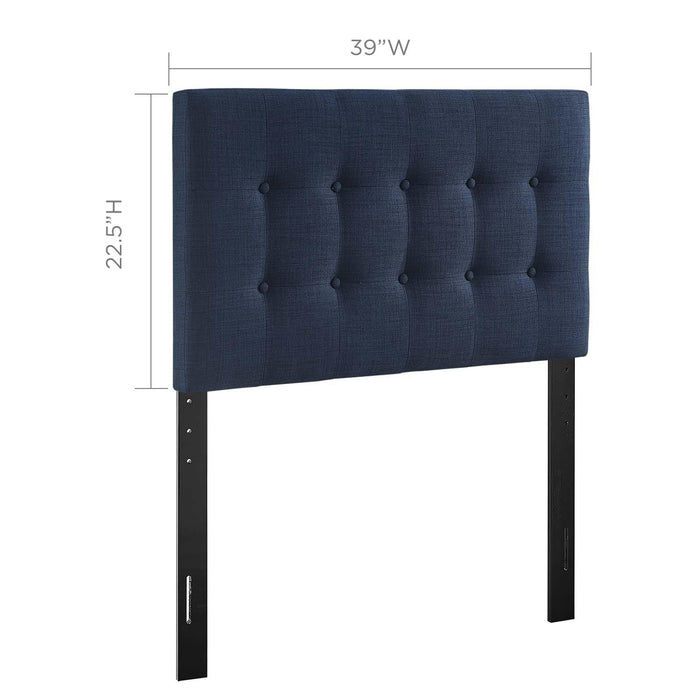 Emily Twin Upholstered Fabric Headboard