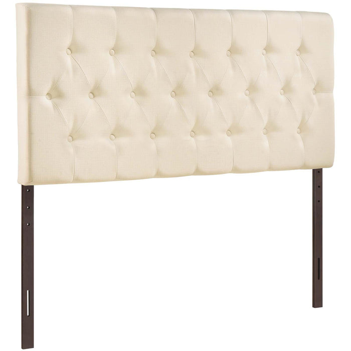 Clique King Upholstered Fabric Headboard