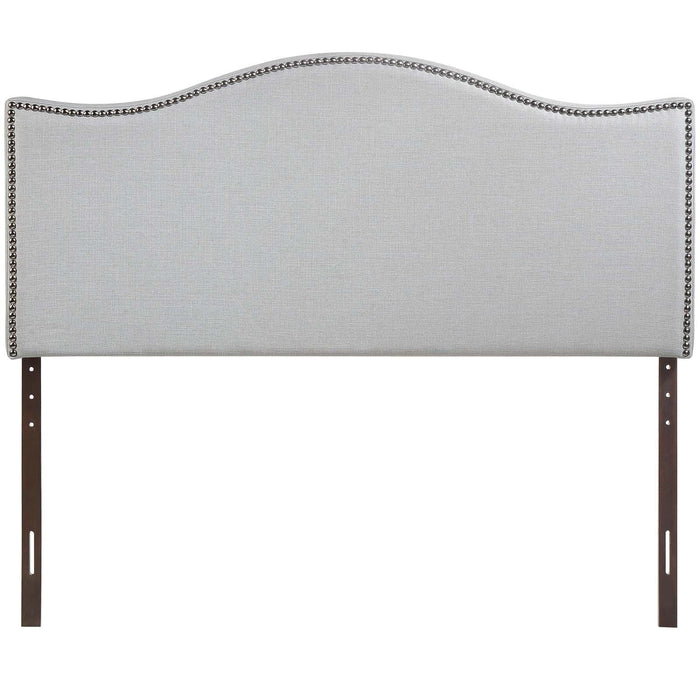 Curl King Nailhead Upholstered Headboard