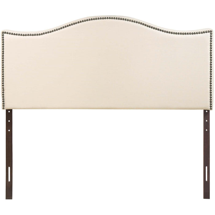 Curl King Nailhead Upholstered Headboard