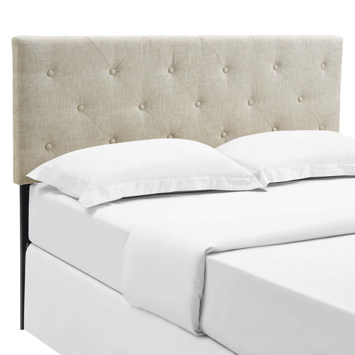 Terisa King Upholstered Fabric Headboard