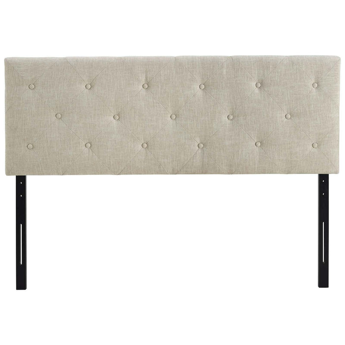 Terisa King Upholstered Fabric Headboard