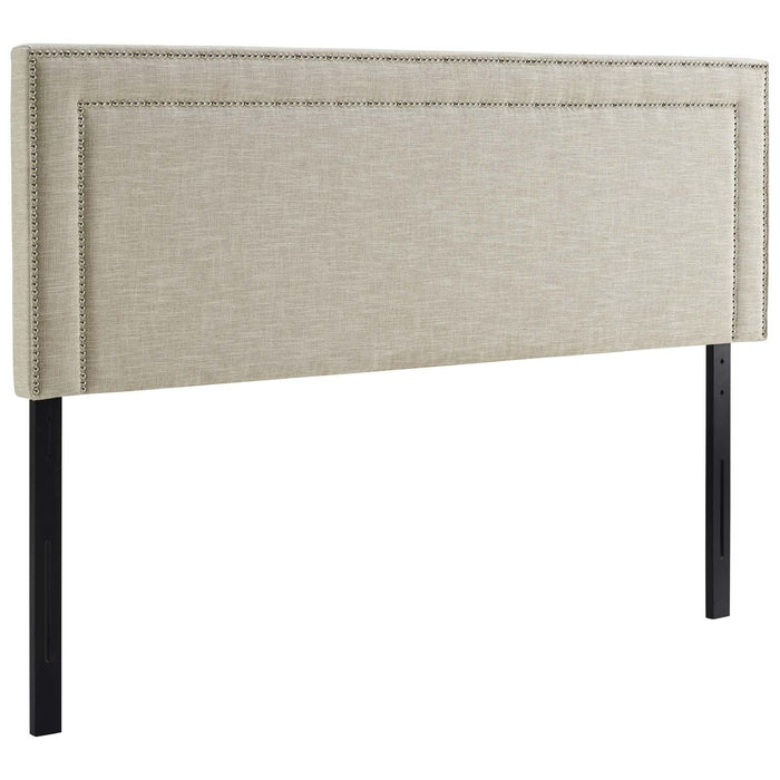 Jessamine King Upholstered Fabric Headboard