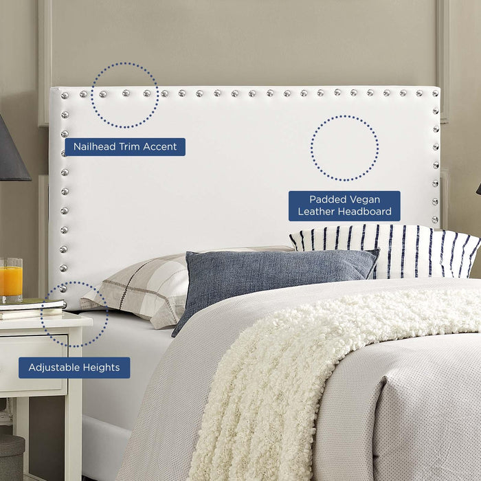 Phoebe Twin Upholstered Vinyl Headboard