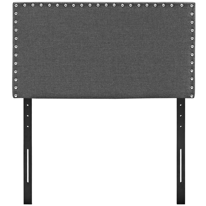 Phoebe Twin Upholstered Fabric Headboard