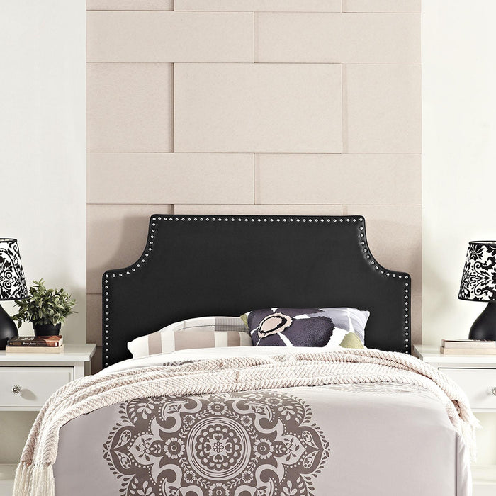 Laura Twin Upholstered Vinyl Headboard