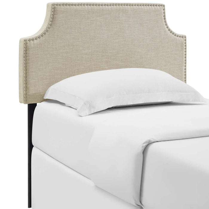 Laura Twin Upholstered Fabric Headboard