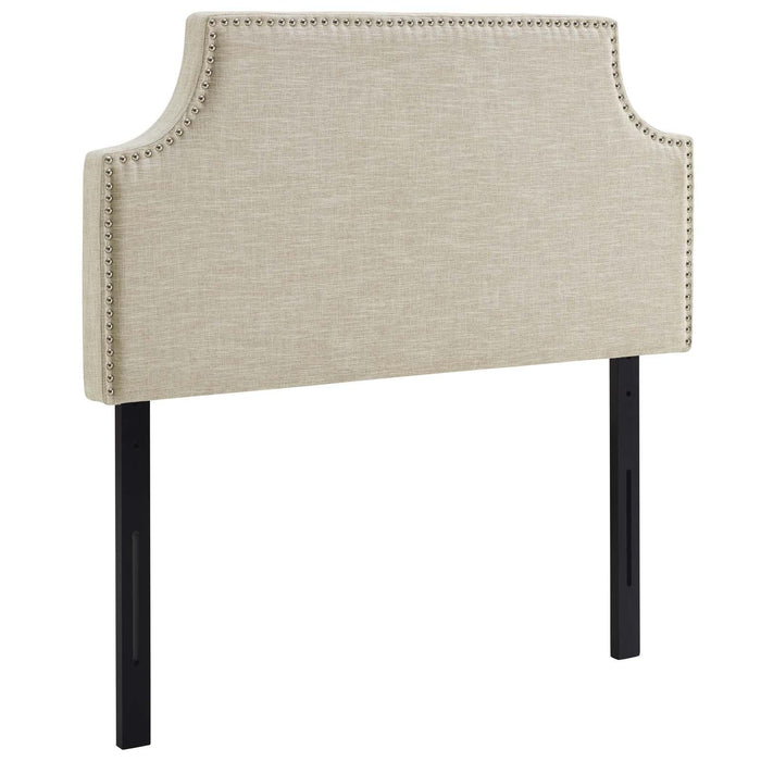 Laura Twin Upholstered Fabric Headboard