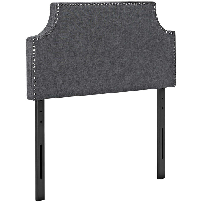 Laura Twin Upholstered Fabric Headboard