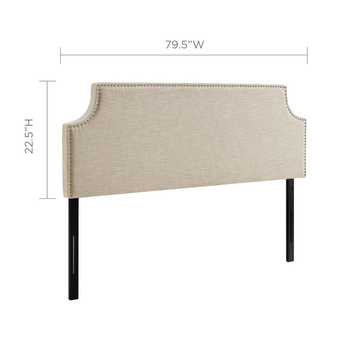 Laura King Upholstered Fabric Headboard