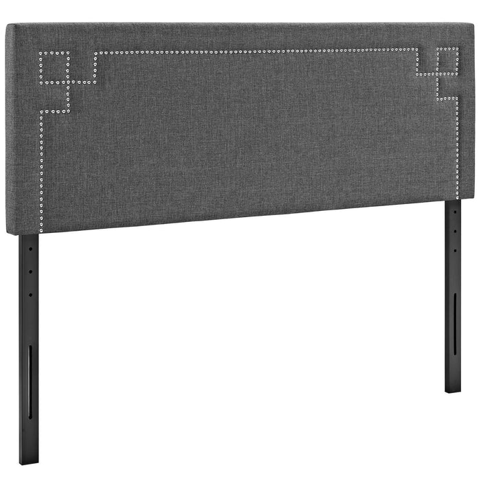 Josie Queen Upholstered Fabric Headboard