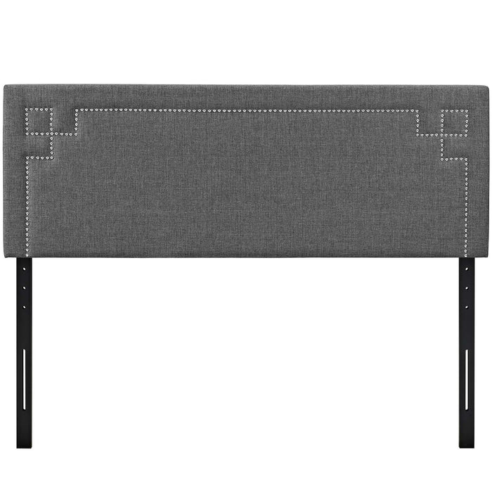 Josie King Upholstered Fabric Headboard