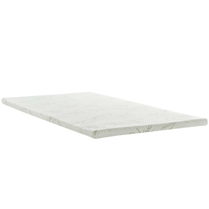 Relax Twin 2" Gel Memory Foam Mattress Topper