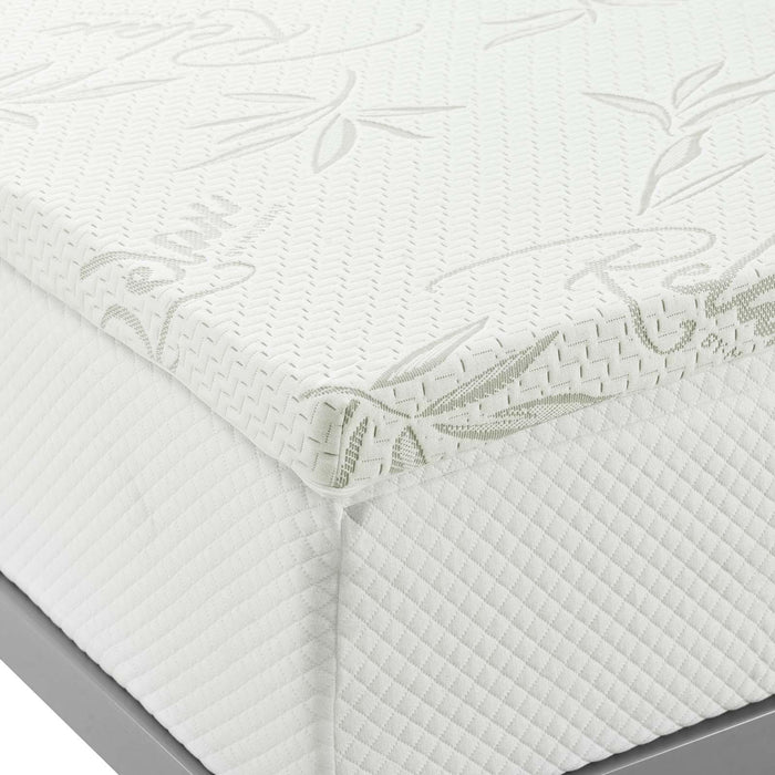 Relax Twin 2" Gel Memory Foam Mattress Topper