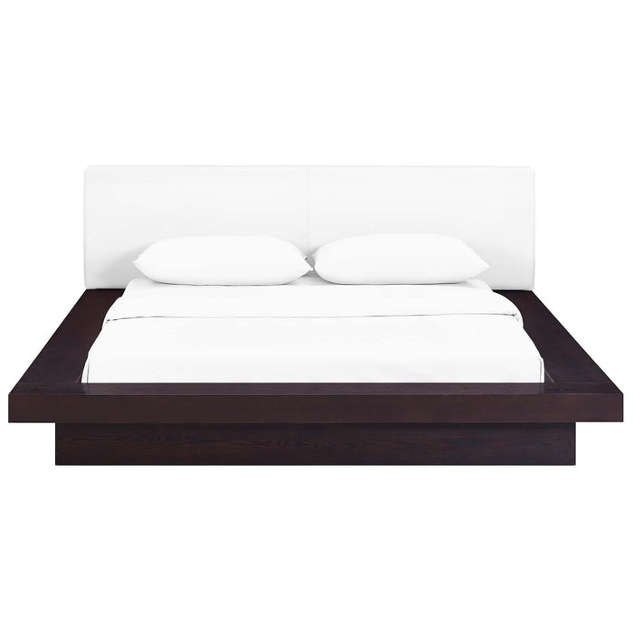 Freja Queen Vinyl Platform Bed