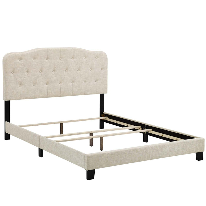 Amelia Twin Upholstered Fabric Bed