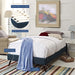 loryn-twin-fabric-bed-frame-with-round-splayed-legs