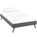 loryn-twin-fabric-bed-frame-with-round-splayed-legs