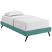 loryn-twin-fabric-bed-frame-with-round-splayed-legs