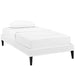 tessie-twin-vinyl-bed-frame-with-squared-tapered-legs