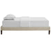 tessie-twin-fabric-bed-frame-with-squared-tapered-legs