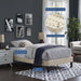 tessie-twin-fabric-bed-frame-with-squared-tapered-legs