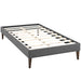 tessie-twin-fabric-bed-frame-with-squared-tapered-legs