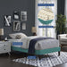 tessie-twin-fabric-bed-frame-with-squared-tapered-legs