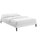 tessie-king-vinyl-bed-frame-with-squared-tapered-legs