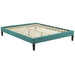 tessie-queen-fabric-bed-frame-with-squared-tapered-legs