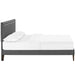 virginia-full-fabric-platform-bed-with-squared-tapered-legs