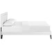 ruthie-full-vinyl-platform-bed-with-round-splayed-legs