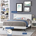 ruthie-full-vinyl-platform-bed-with-round-splayed-legs