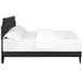 corene-queen-vinyl-platform-bed-with-squared-tapered-legs