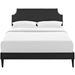 corene-full-vinyl-platform-bed-with-squared-tapered-legs