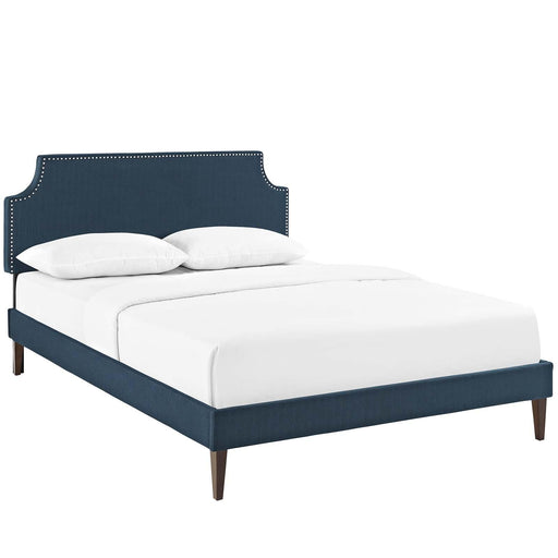 corene-full-fabric-platform-bed-with-squared-tapered-legs