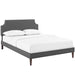 corene-queen-fabric-platform-bed-with-squared-tapered-legs