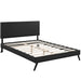 macie-full-vinyl-platform-bed-with-round-splayed-legs