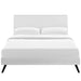 macie-full-vinyl-platform-bed-with-round-splayed-legs