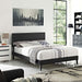 macie-king-vinyl-platform-bed-with-squared-tapered-legs