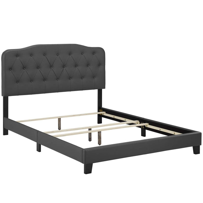 Amelia Full Faux Leather Bed