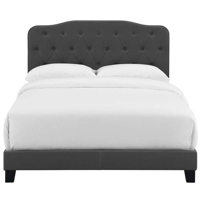 Amelia Full Faux Leather Bed