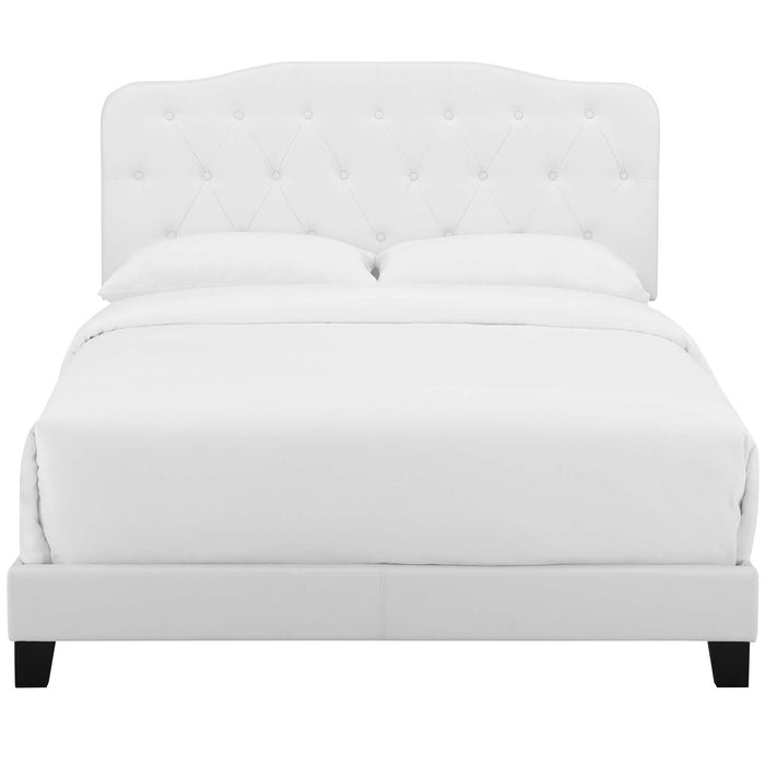 Amelia Full Faux Leather Bed