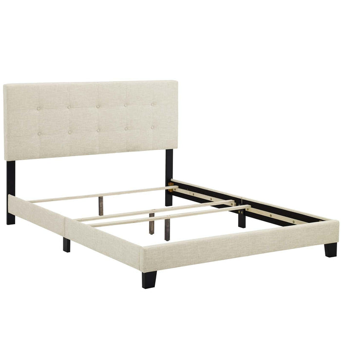 Amira Full Upholstered Fabric Bed