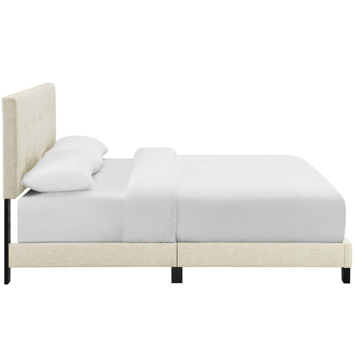 Amira Full Upholstered Fabric Bed