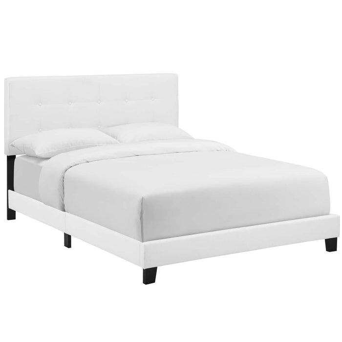 Amira Full Upholstered Fabric Bed